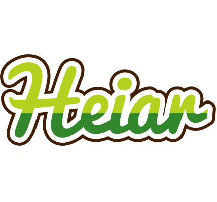 Heiðar golfing logo