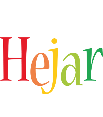 Hejar birthday logo