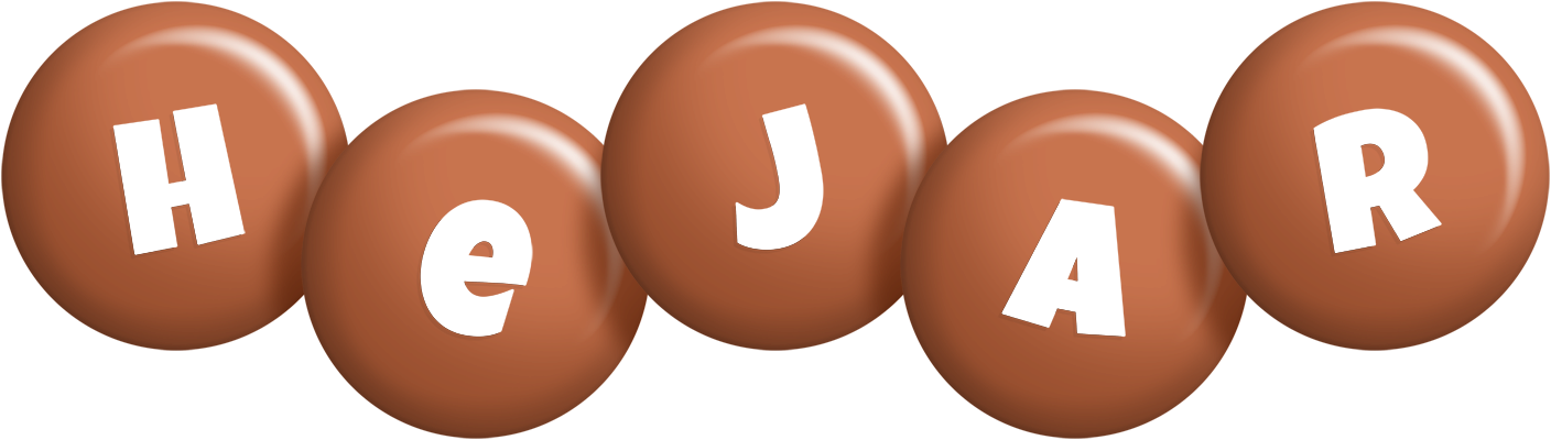 Hejar candy-brown logo
