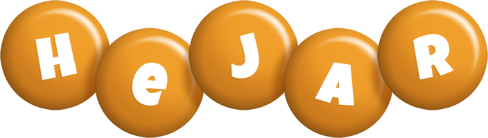 Hejar candy-orange logo