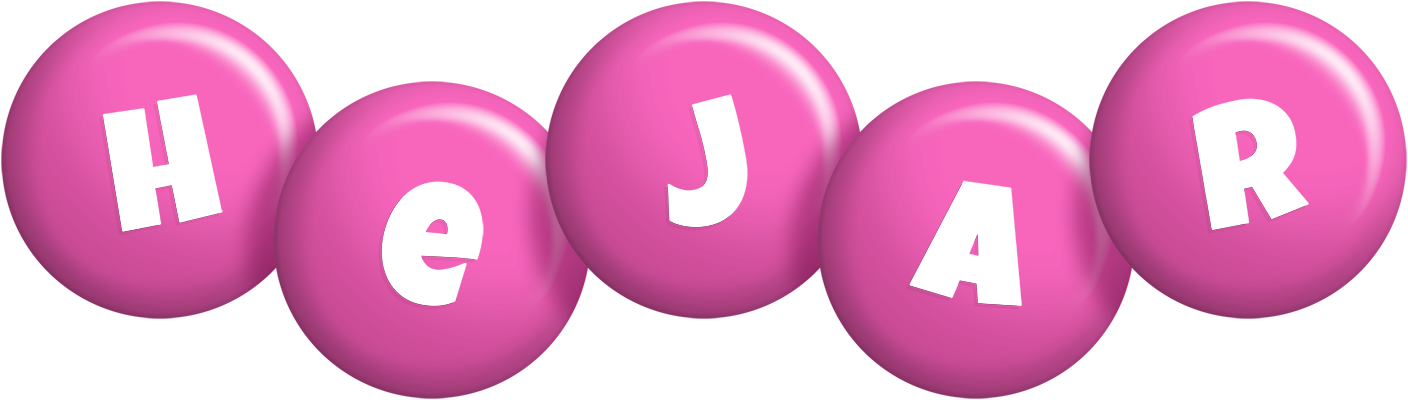Hejar candy-pink logo