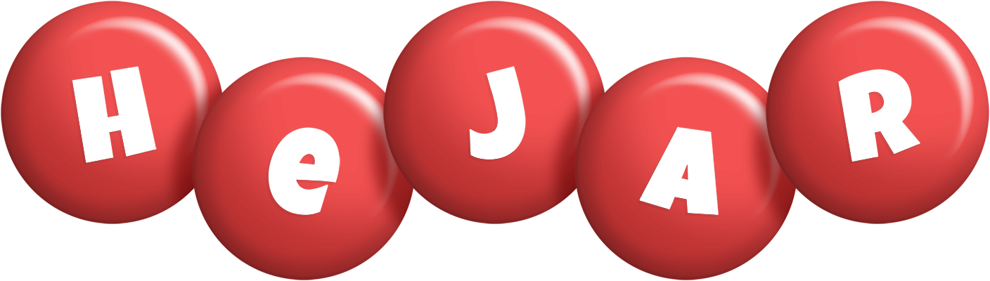 Hejar candy-red logo