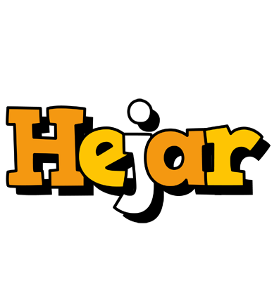 Hejar cartoon logo