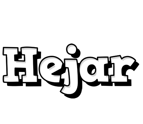 Hejar snowing logo