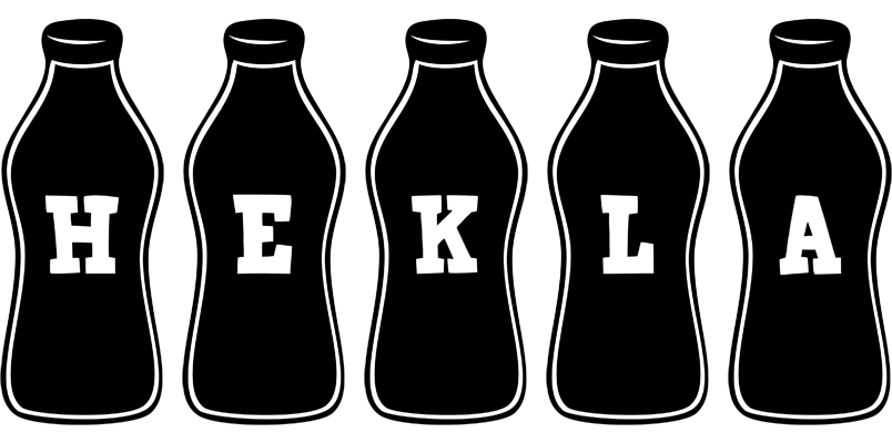 Hekla bottle logo