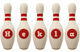 Hekla bowling-pin logo