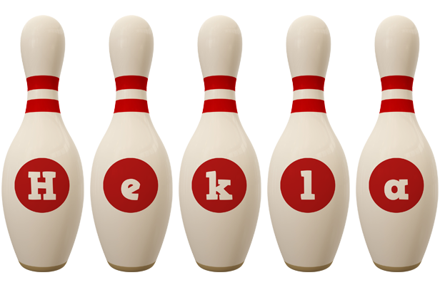 Hekla bowling-pin logo