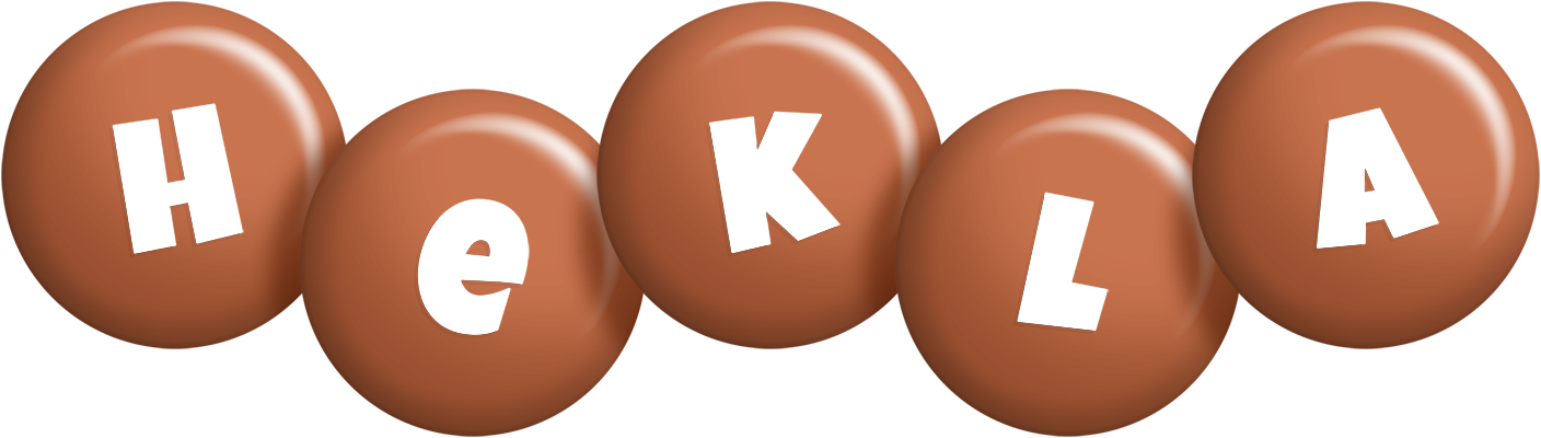 Hekla candy-brown logo