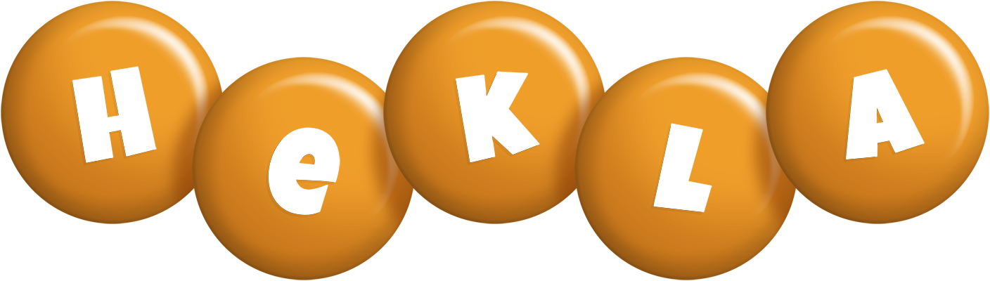 Hekla candy-orange logo