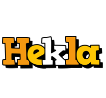 Hekla cartoon logo