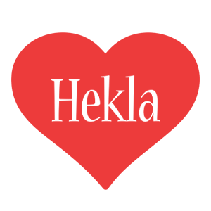 Hekla love logo