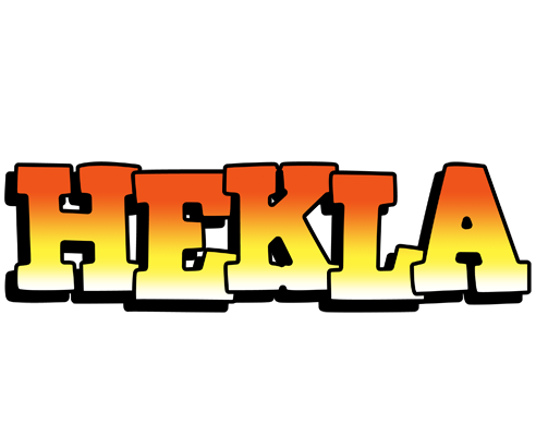 Hekla sunset logo