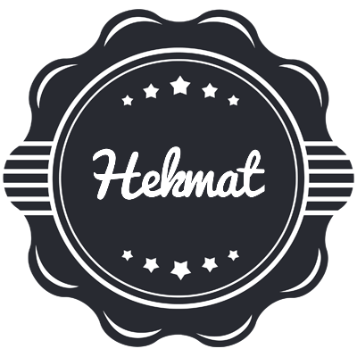 Hekmat badge logo