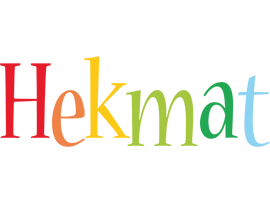 Hekmat birthday logo