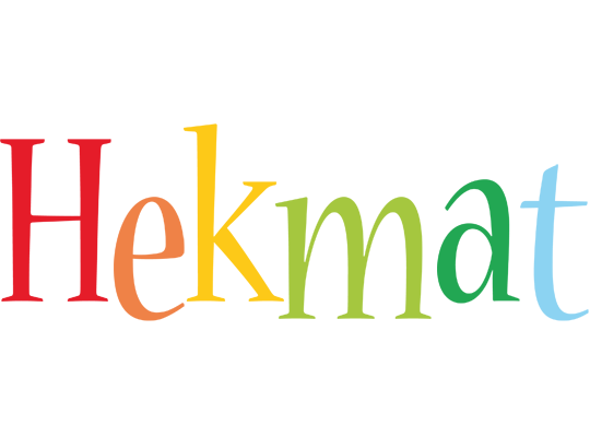 Hekmat birthday logo