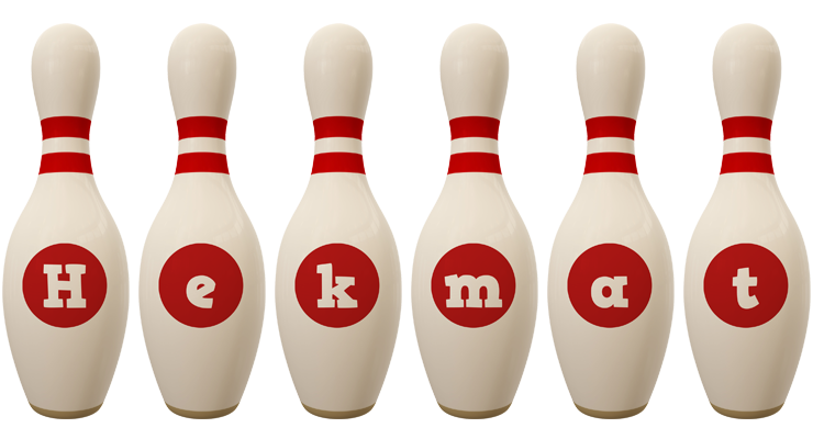 Hekmat bowling-pin logo