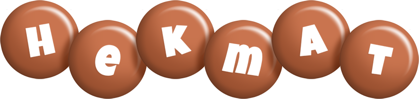 Hekmat candy-brown logo