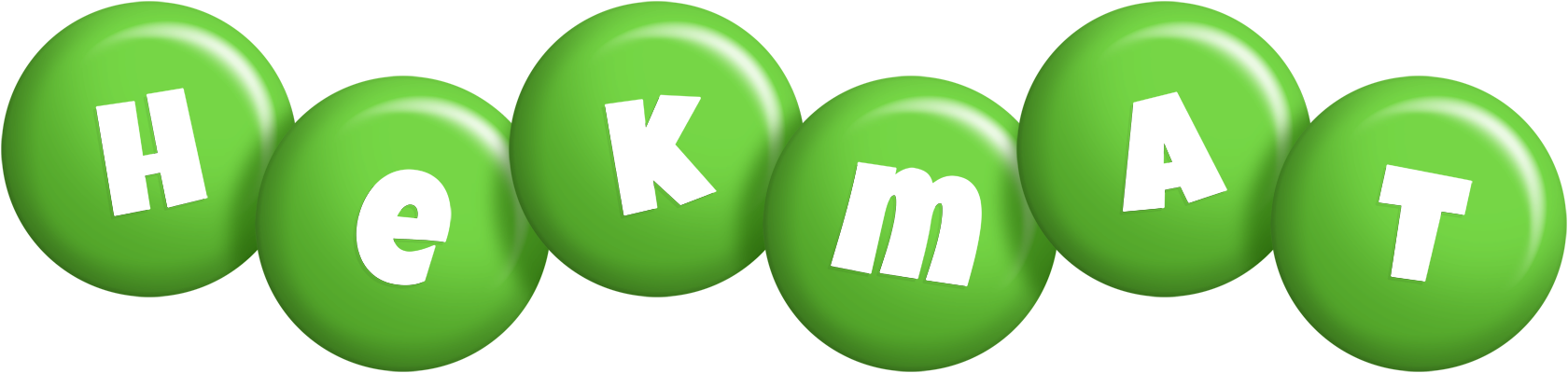Hekmat candy-green logo