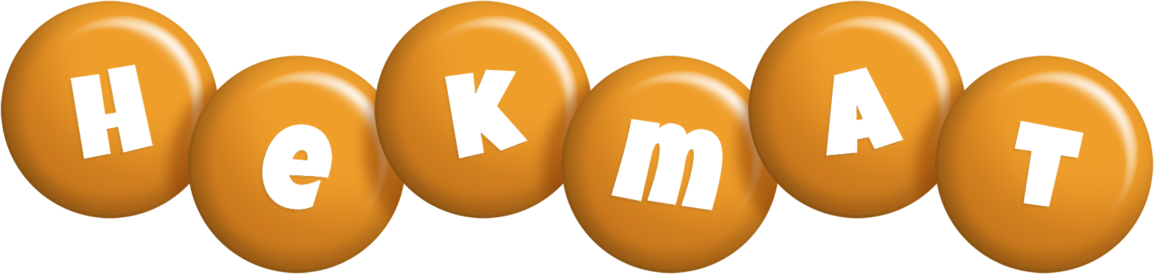 Hekmat candy-orange logo
