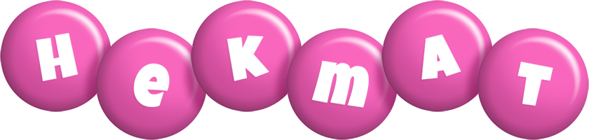 Hekmat candy-pink logo