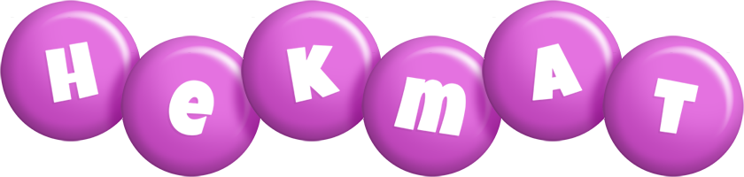 Hekmat candy-purple logo