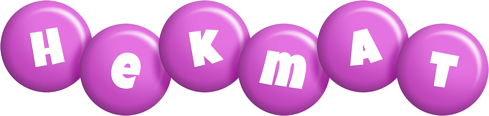 Hekmat candy-purple logo