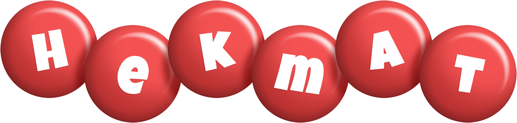 Hekmat candy-red logo