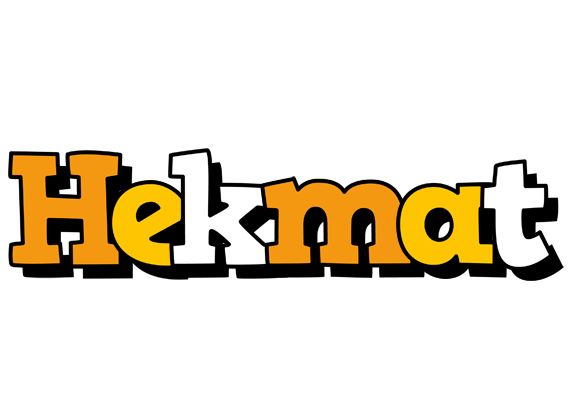 Hekmat cartoon logo