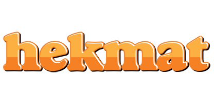 Hekmat orange logo