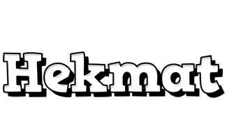 Hekmat snowing logo