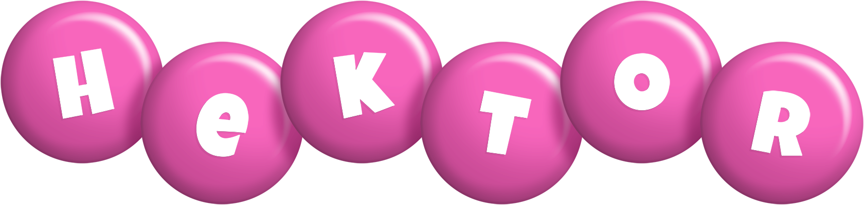 Hektor candy-pink logo