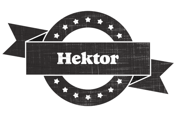 Hektor grunge logo
