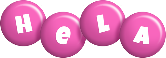 Hela candy-pink logo