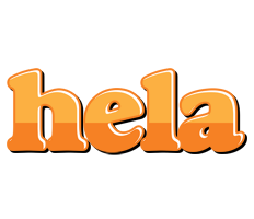 Hela orange logo