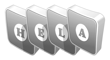 Hela silver logo