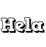 Hela snowing logo