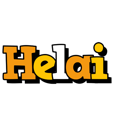 Helai cartoon logo