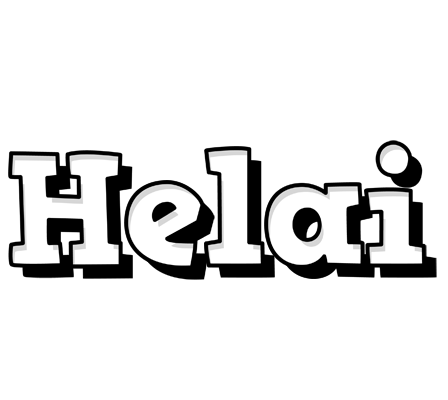 Helai snowing logo