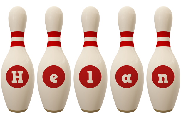Helan bowling-pin logo