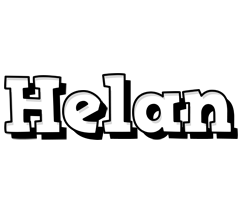 Helan snowing logo