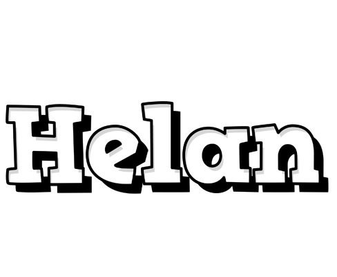 Helan snowing logo