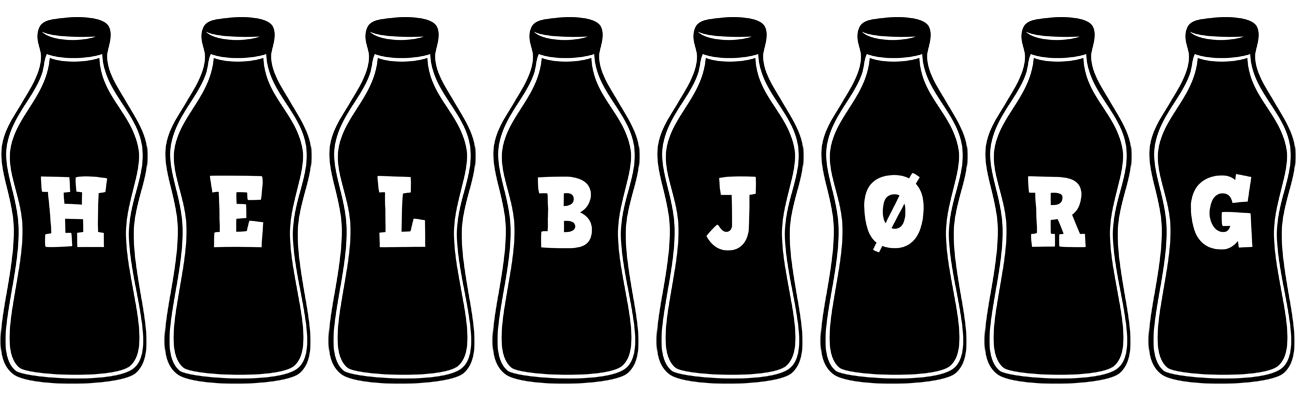 Helbjørg bottle logo