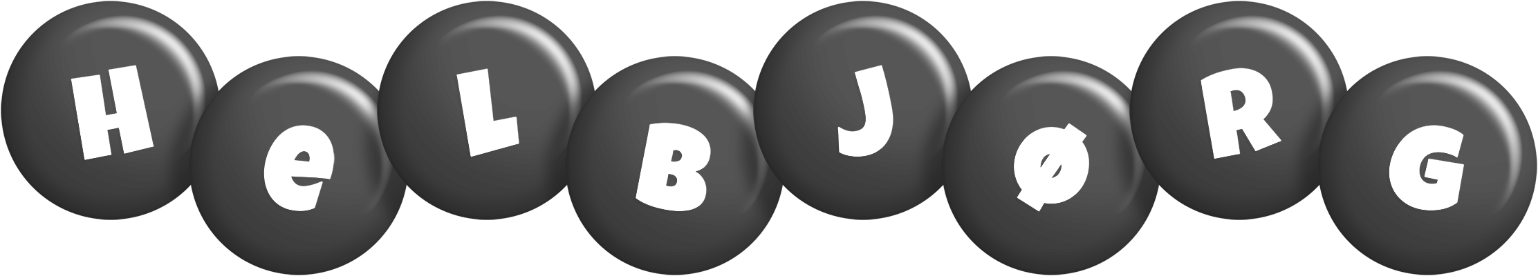 Helbjørg candy-black logo