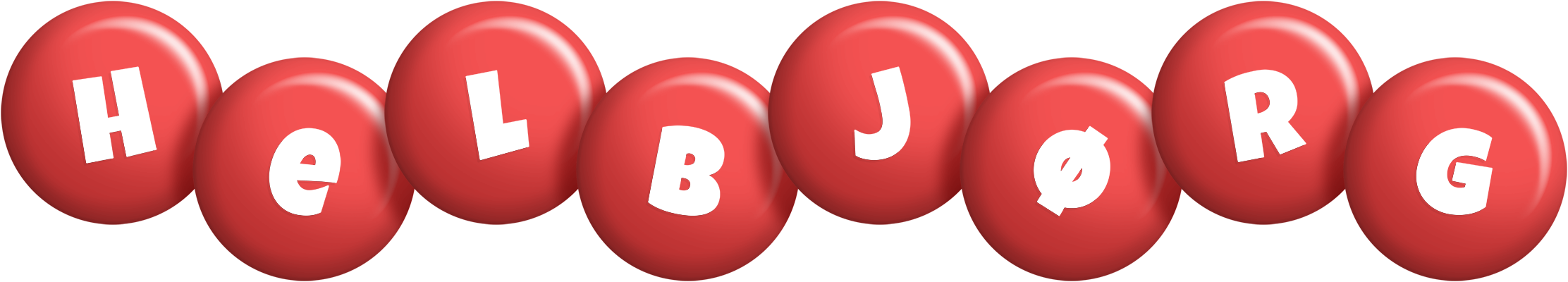 Helbjørg candy-red logo