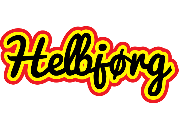 Helbjørg flaming logo