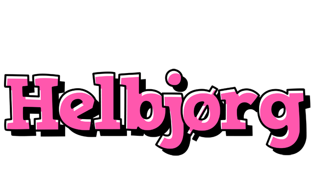 Helbjørg girlish logo