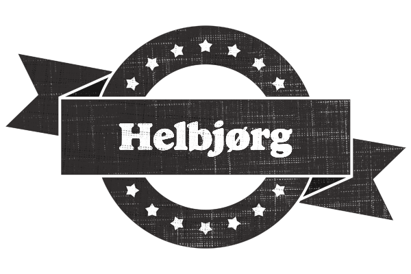 Helbjørg grunge logo