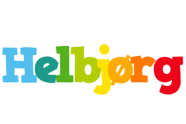 Helbjørg rainbows logo