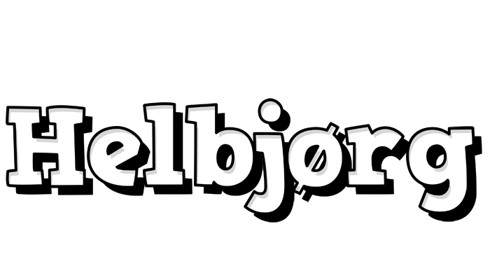 Helbjørg snowing logo