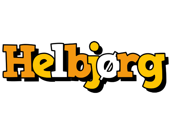 Helbjørg cartoon logo